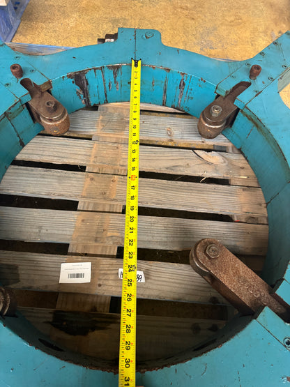 Lathe Steady Rest | 30 in. Bore Opening | Orientation: Axial