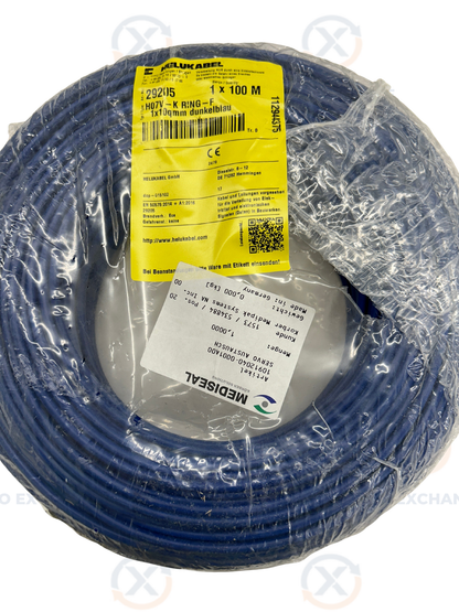 Helukabel Single Conductor Wire 29205 1x10 mm², 100 M Coil, Dark Blue