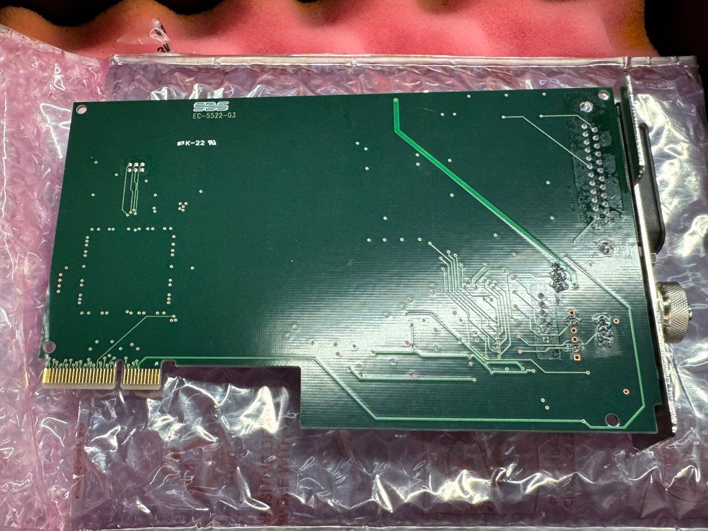 SBS SB-5522 Acoustic Emission Monitor Card 24 VDC Appears Unused 1770