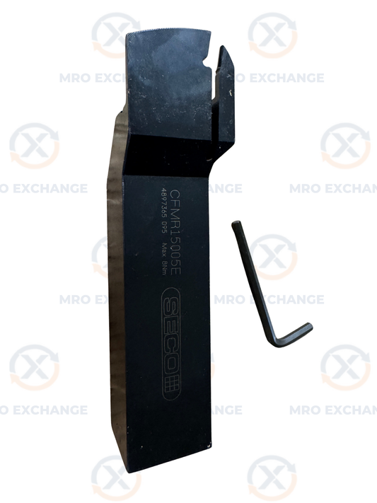 Seco Tools Indexable Grooving Tool Holder CFMR15005E | 1.5 In. Shank, 5 mm Insert Width