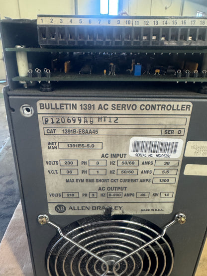 Allen-Bradley 1391B-ESAA45 AC Servo Controller 230V