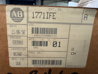 Allen-Bradley Analog Input Module 1771-IFE 5 VDC