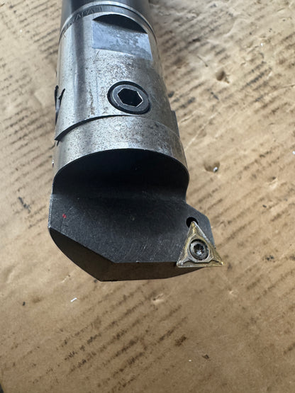 Tecnara Offset Boring Head 150-340-6 / ABH-40 | CAT50 | 1.654 In. to 2.165 In. Boring Range | Orientation: Axial