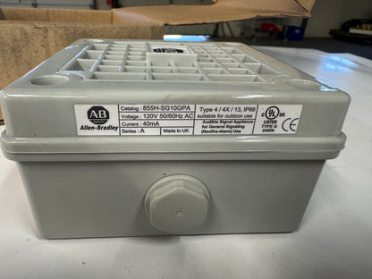 Allen-Bradley Electronic Horn 855H-SG10GPA 120V AC