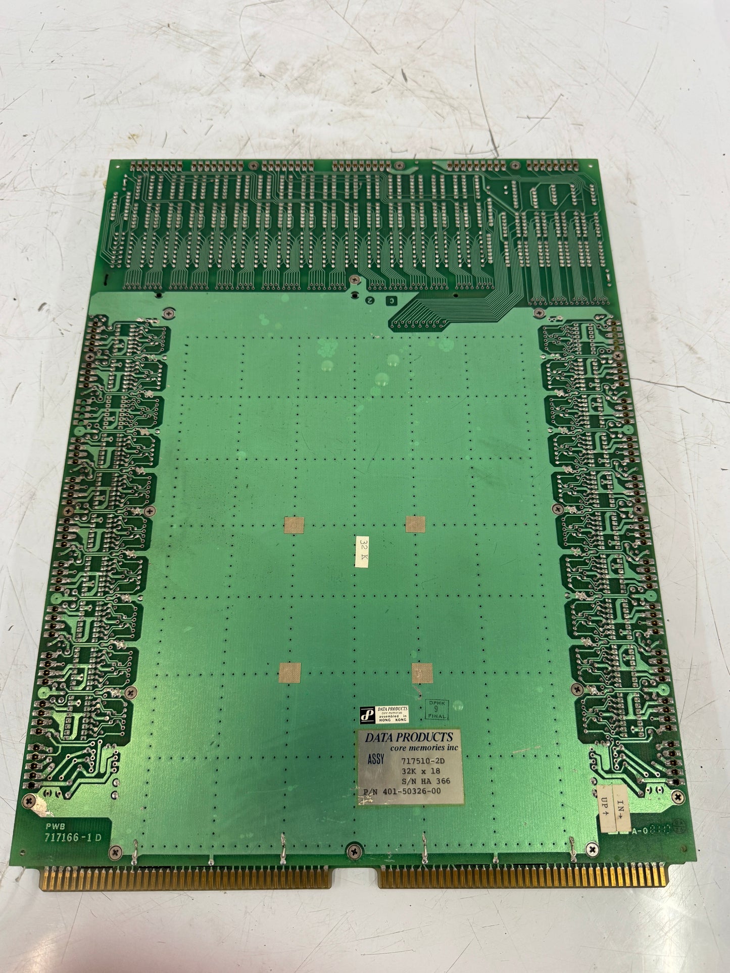Data Products Core Memories Inc Core Memory Plane Board 717510-2D m00517