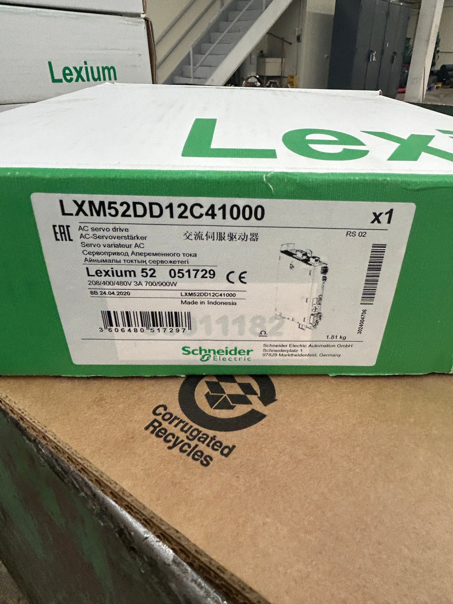 Schneider Electric AC Servo Drive LXM52DD12C41000