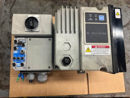Allen-Bradley 284E-FVD2P3Z-N-R-EMI-OC ArmorStart Distributed Motor Controller 380 to 480V AC