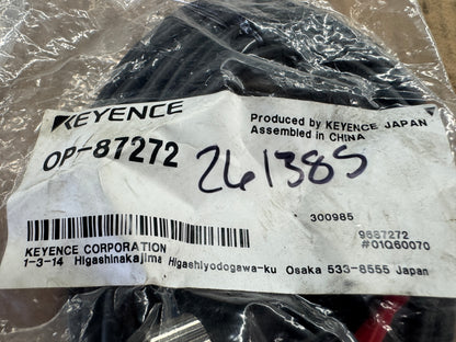 Keyence OP-87272 Connector Cable Open Box Unused