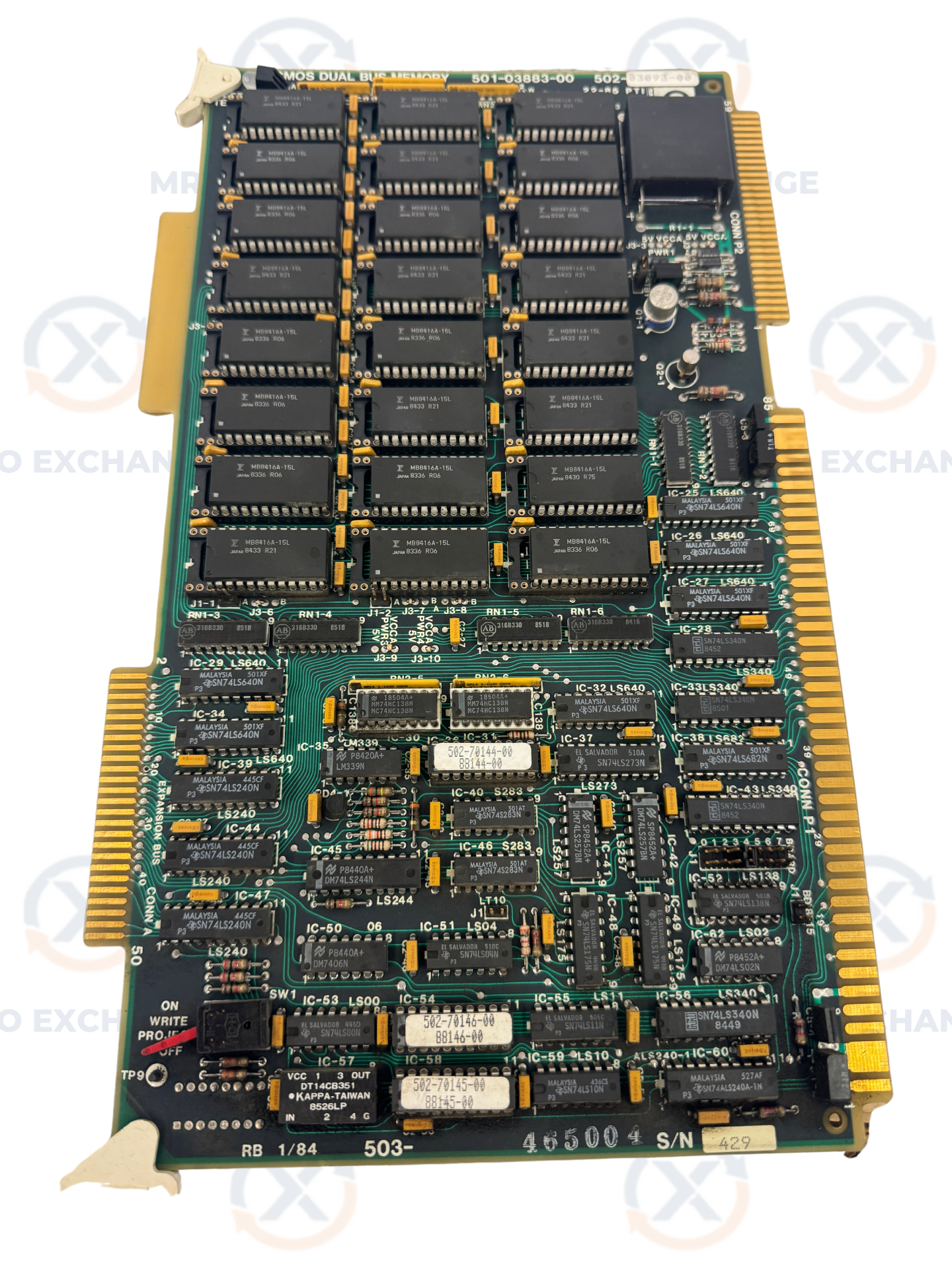 PTI Electronics CMOS Dual Bus Memory Board 501-03883-00