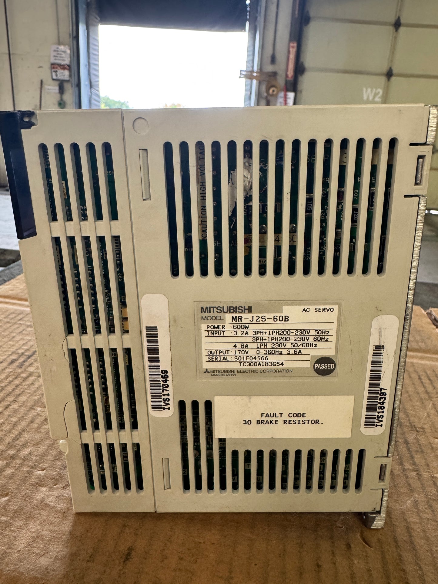 Mitsubishi MR-J2S-60B AC Servo Amplifier 200-230 VAC Untested Surplus