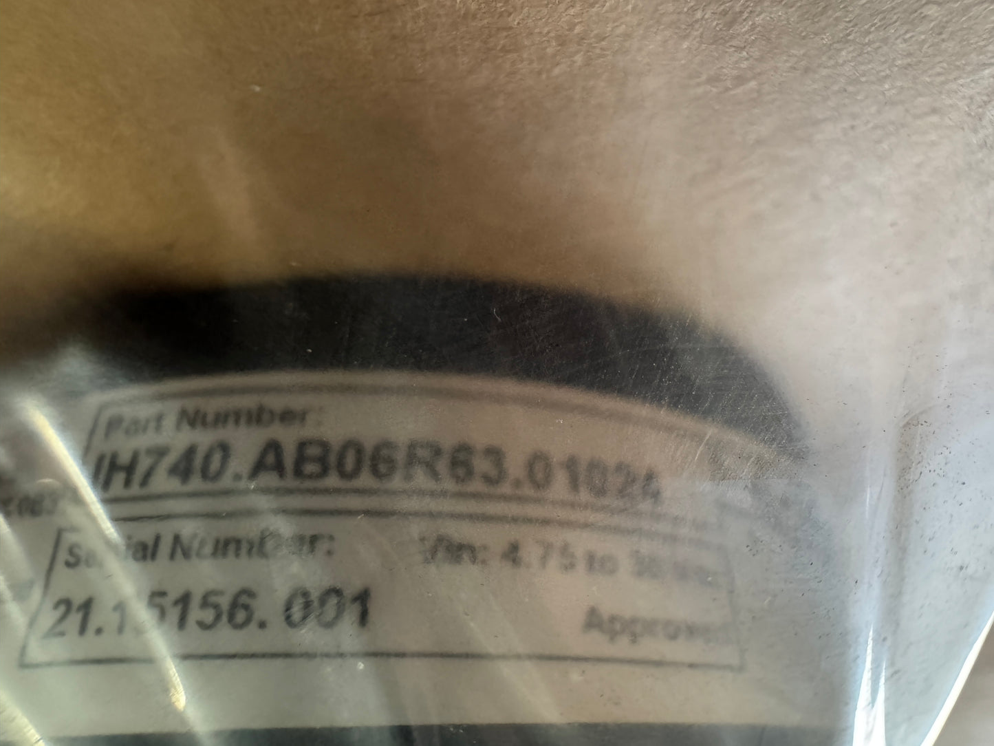 Industrial Encoder Corporation Incremental Hollow Shaft Encoder IH740.AB06R63.01024 4.75 to 30 VDC