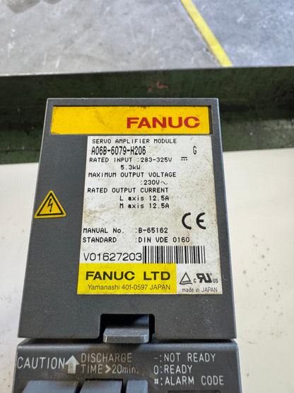 Fanuc Servo Amplifier Module A06B-6079-H206