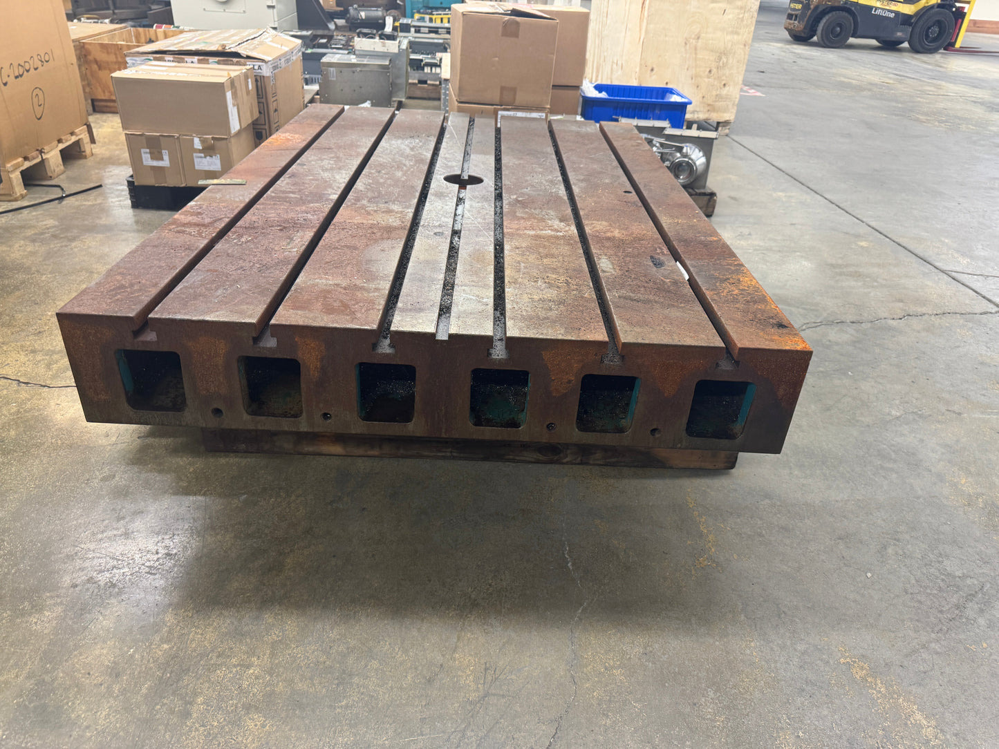 Rotary Index Table T-Slotted Work Surface 72 in. X 48 in.