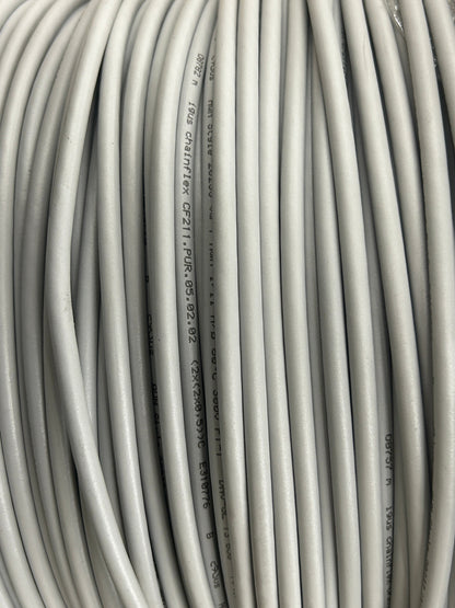 Igus Chainflex Data Cable CF211.PUR.05.02.02 2 Pair, 20 AWG, 1,000 Ft Spool