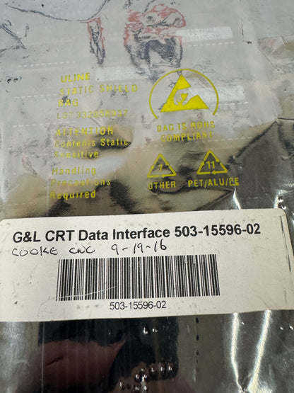 Giddings & Lewis Data Interface Board 503-15596-02 5 VDC
