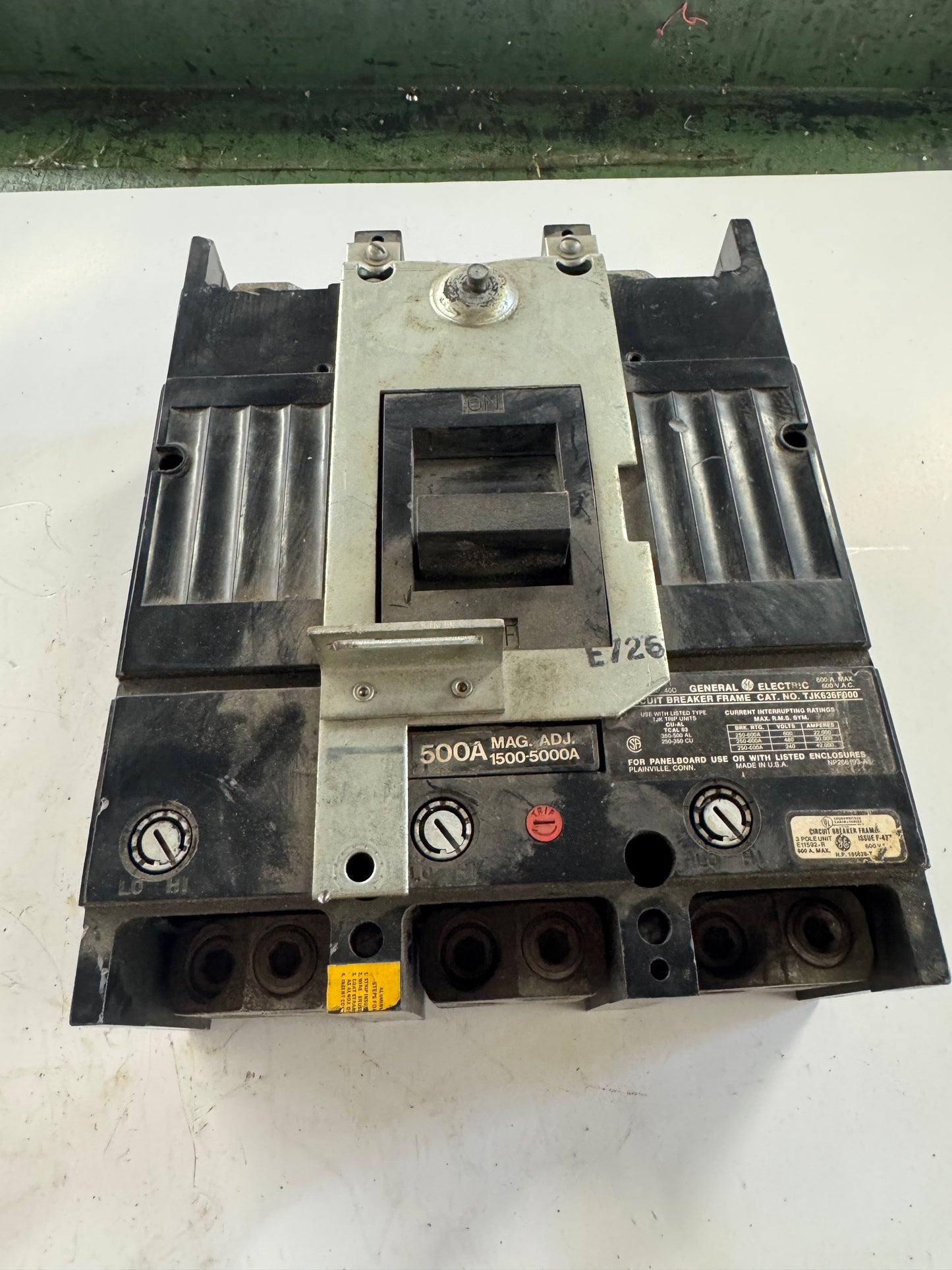 General Electric Circuit Breaker TJK636F000 600V AC