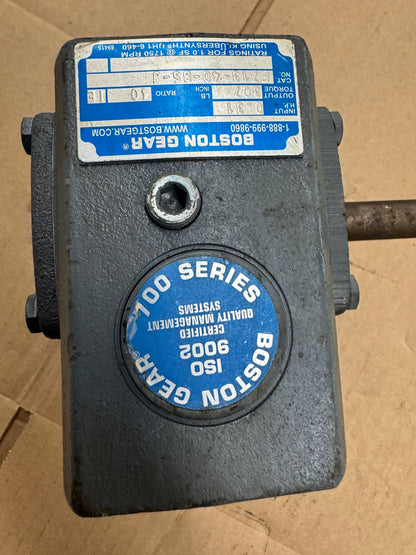 Boston Gear Worm Gear Speed Reducer F713-40-B5-J
