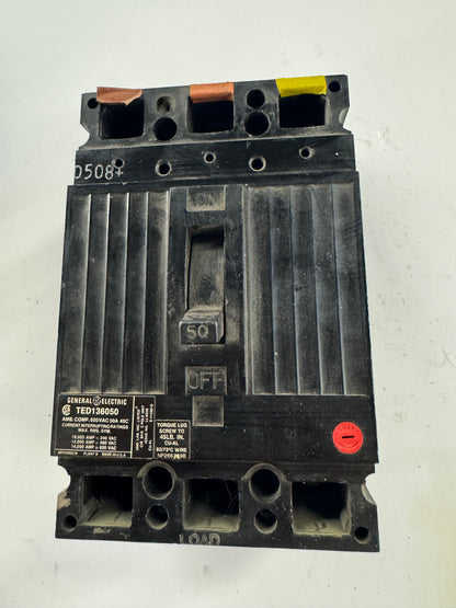 General Electric Circuit Breaker TED136050 600 VAC