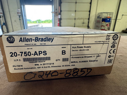 Allen-Bradley Auxiliary Power Supply Module 20-750-APS 24 VDC