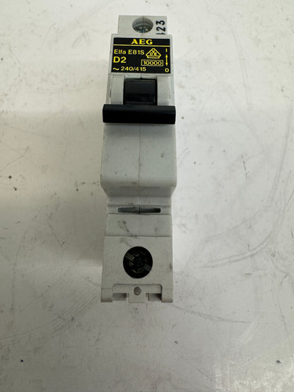 AEG Circuit Breaker ELFA-E81S-D2 240/415V AC