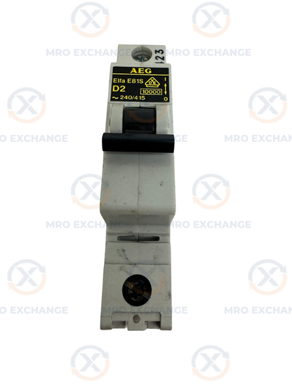 AEG Circuit Breaker ELFA-E81S-D2 240/415V AC