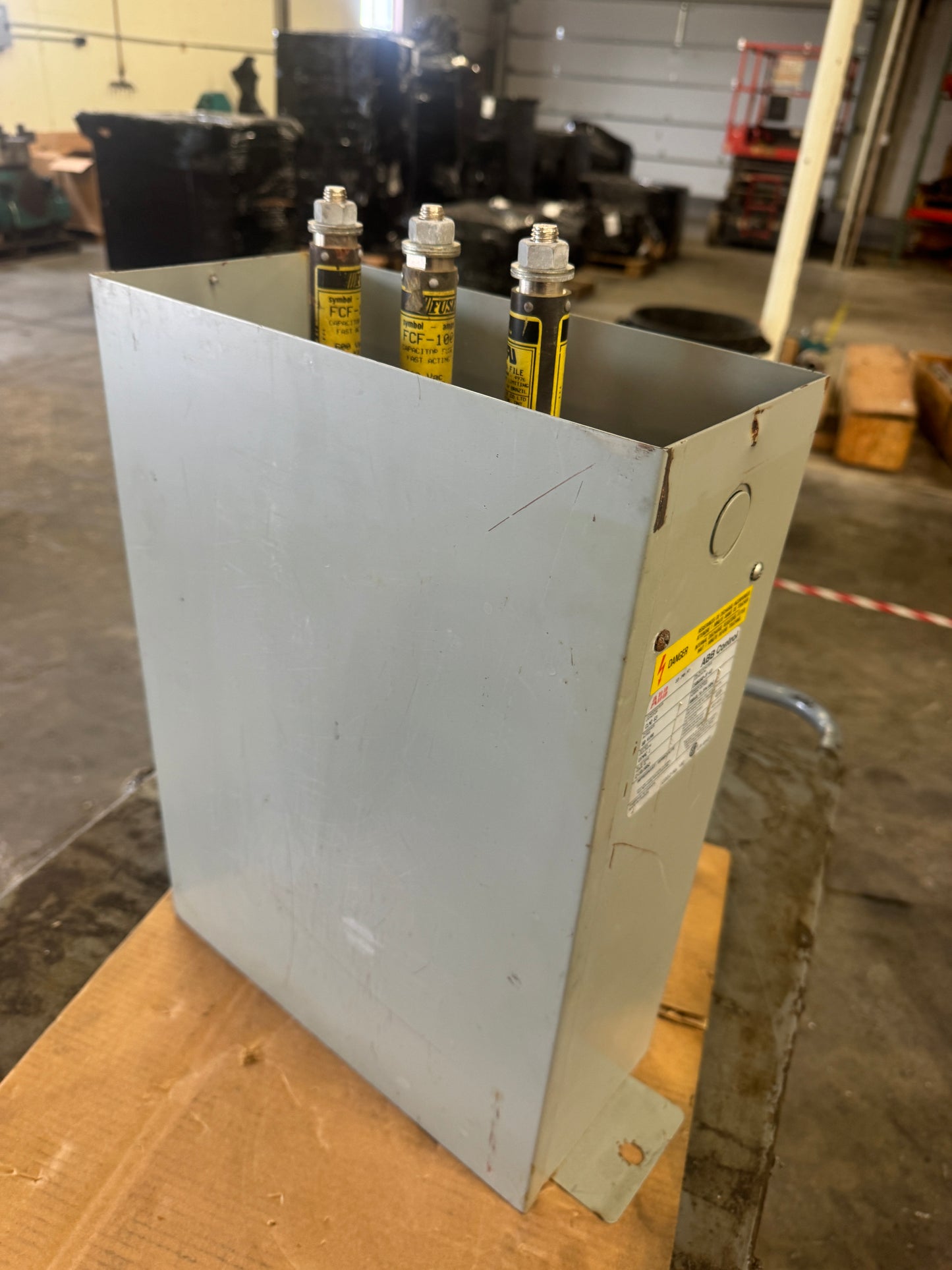 ABB C606G60-3F-63 Power Factor Correction Capacitor Untested Surplus