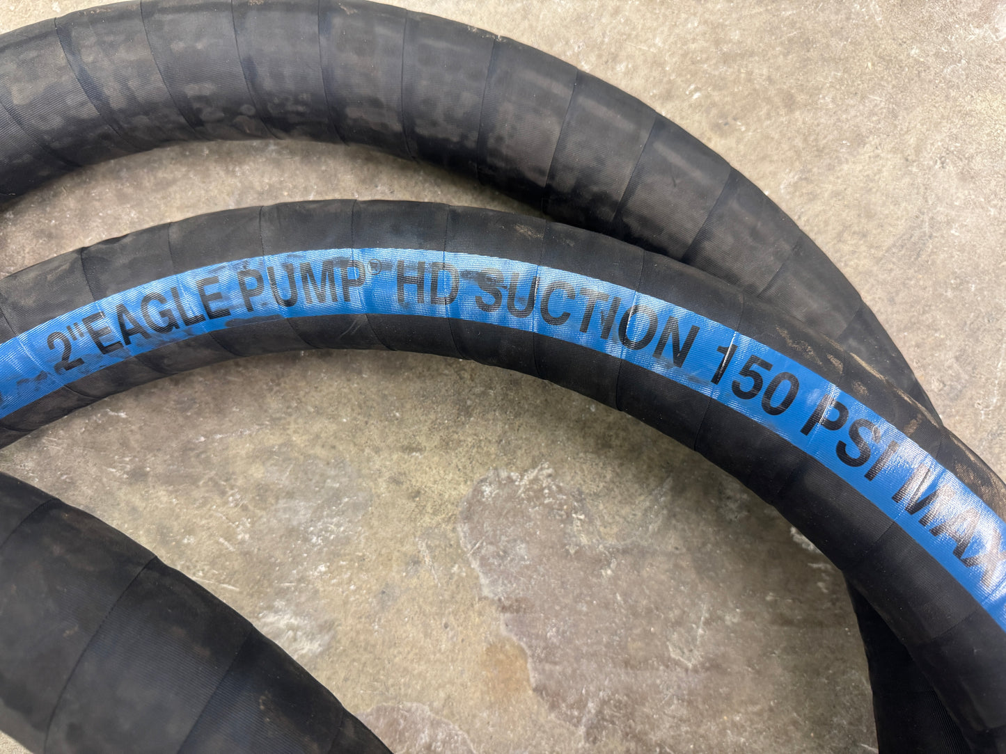 JGB Enterprises Suction Hose Assembly 2" Eagle Pump 2 In. Cam And Groove, SS316 Coupler 150 PSI Max