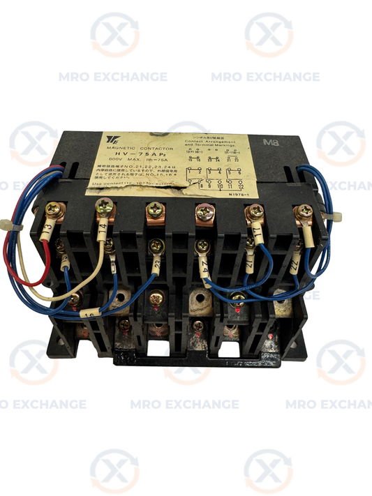 Yaskawa Electric Magnetic Contactor HV-75AP2 600V MAX