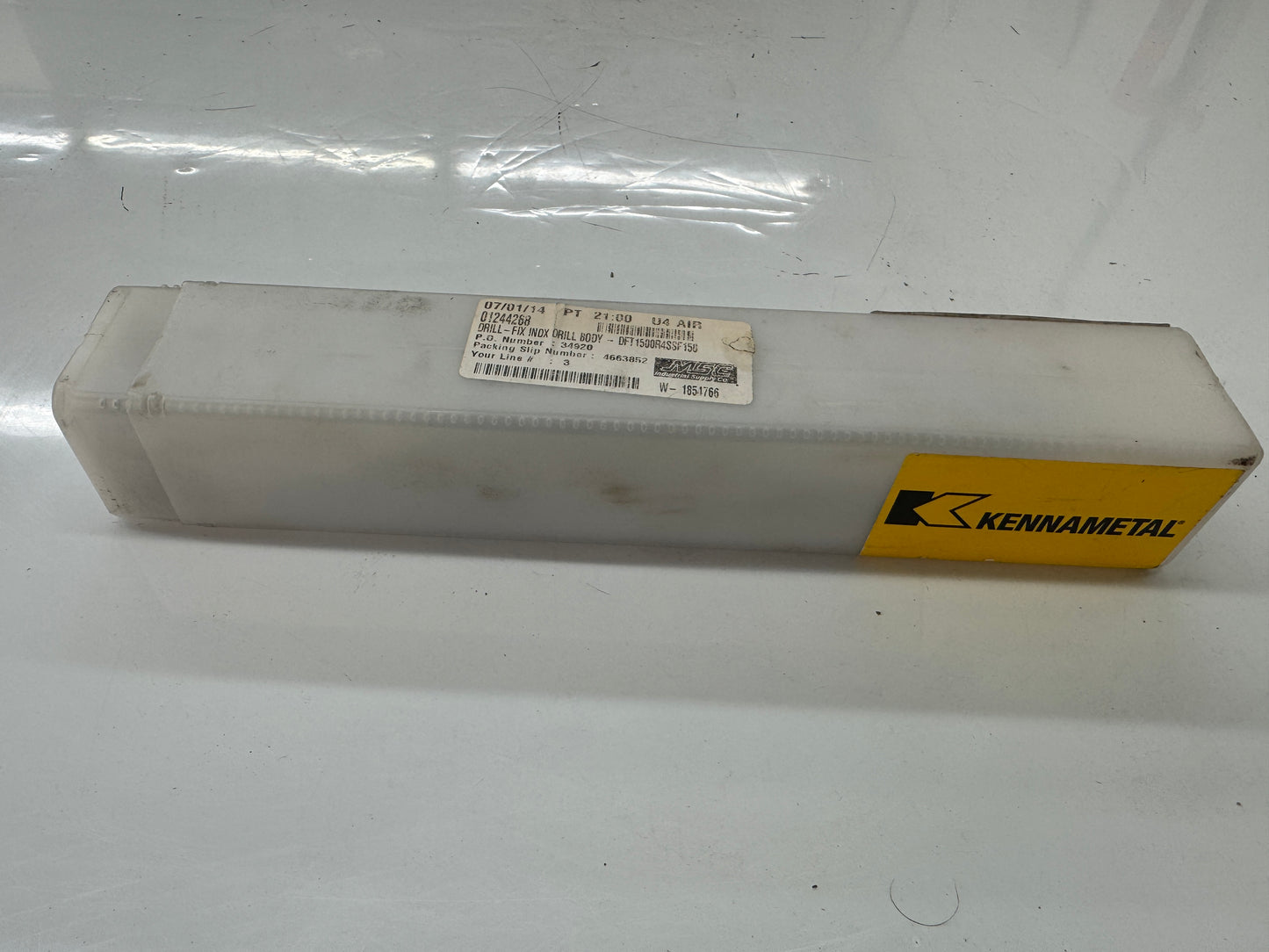 Kennametal Indexable Drill Body DFT1500R4SSF150 | 1.500 in. Drilling Diameter | Orientation: Axial
