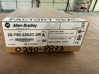 Allen-Bradley I/O Option Module 20-750-2262C-2R 24 VDC