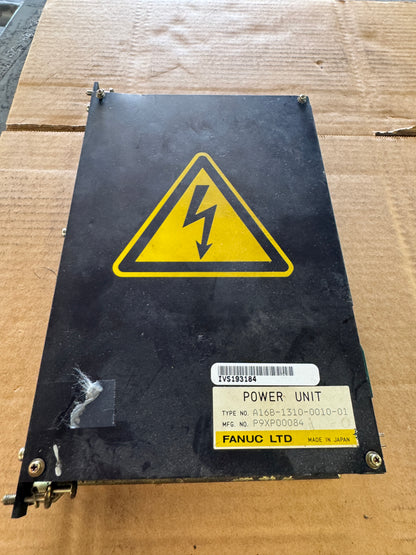 Fanuc A16B-1310-0010-01 Power Unit 200/220/250V AC Untested Surplus