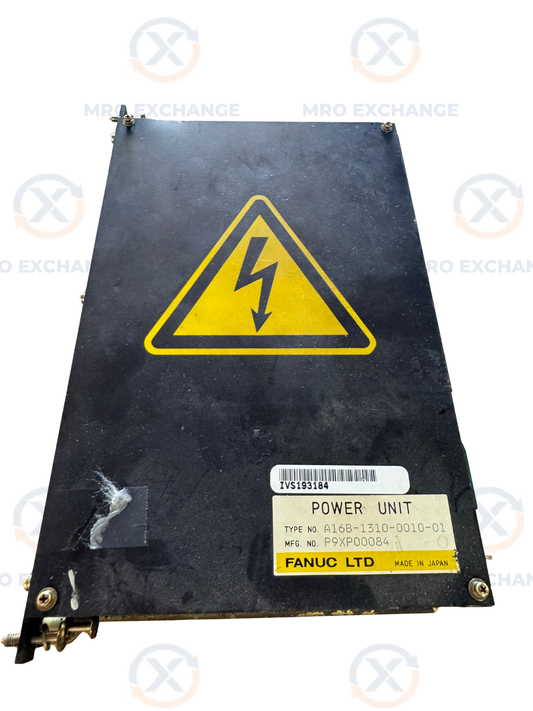 Fanuc A16B-1310-0010-01 Power Unit 200/220/250V AC Untested Surplus