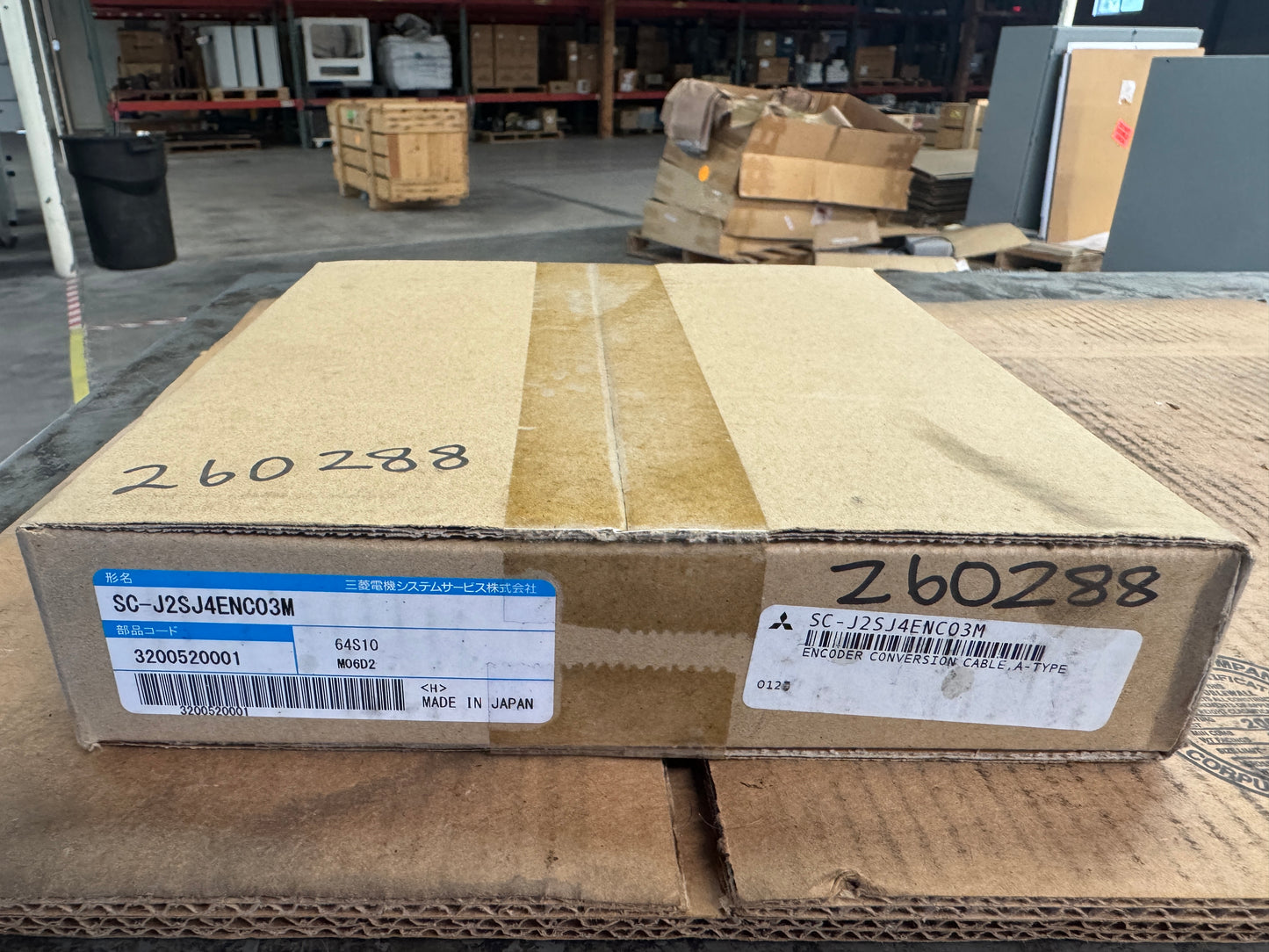 Mitsubishi Electric SC-J2SJ4ENC03M Encoder Conversion Cable Factory Sealed