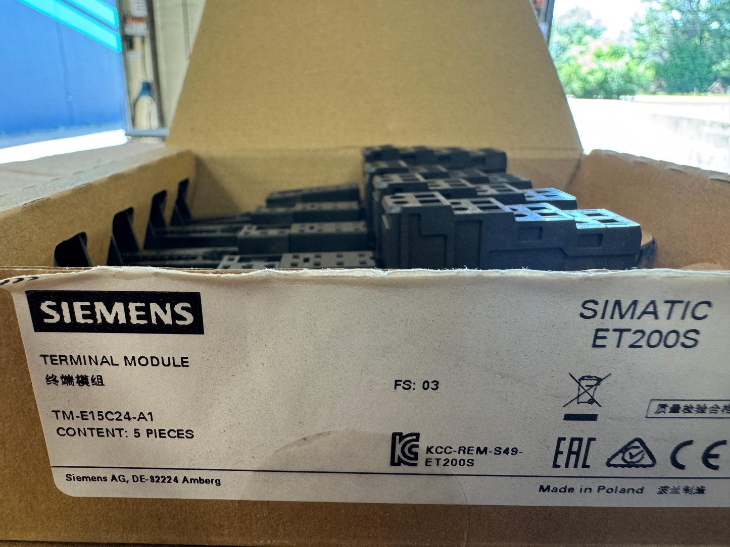 Siemens 6ES7193-4CA30-0AA0 Terminal Module Untested Surplus