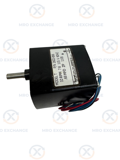 Hurst Synchronous AC Gearmotor 2602-006 - Variable 10 RPM m00732