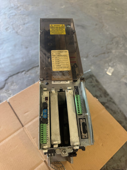 Indramat DDS02.1-A300-DS01-02.FW Servo Drive Controller 300V DC Bus Untested Surplus