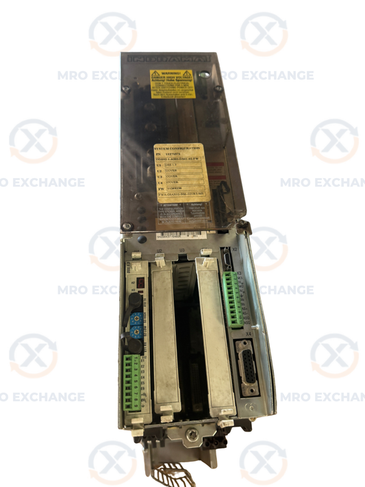 Indramat DDS02.1-A300-DS01-02.FW Servo Drive Controller 300V DC Bus Untested Surplus