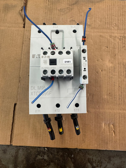 Eaton XTCE095F IEC Contactor 24 27VDC Coil Untested Surplus
