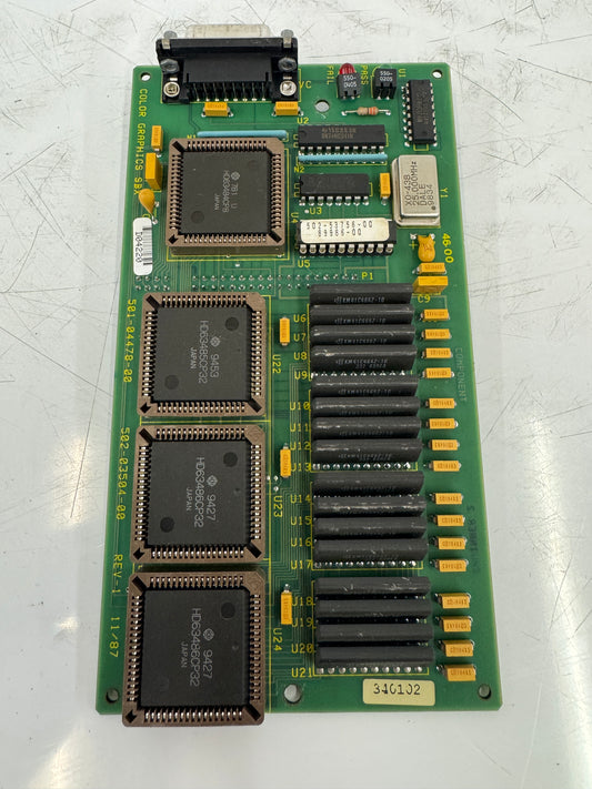 Giddings and Lewis Color Graphics SBX Board 502-03504-00