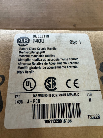 Allen-Bradley Rotary Operating Handle 140U-J-RCB 600V AC, 250V DC