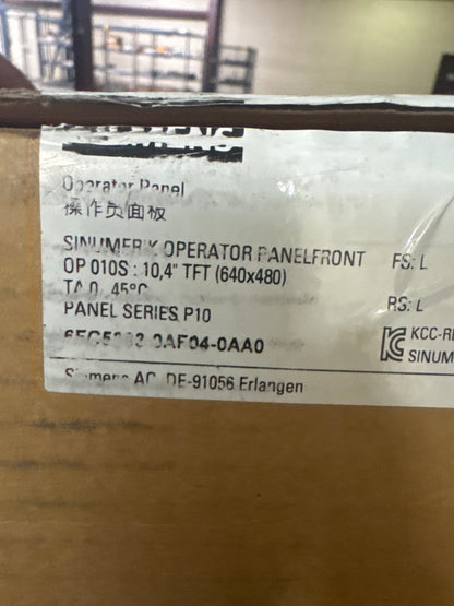 Siemens HMI 6FC5203-0AF04-0AA0 24V DC