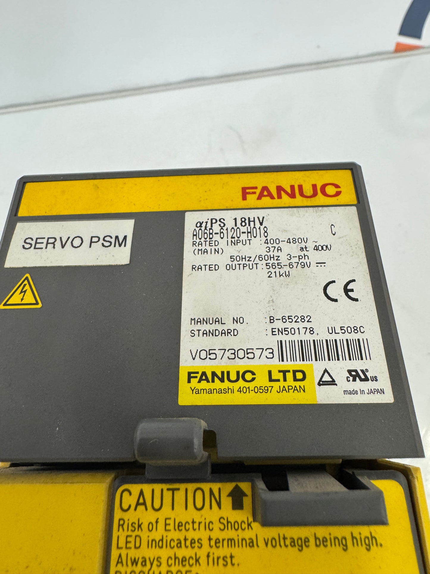 Fanuc Power Supply A06B-6120-H018 400 to 480V AC