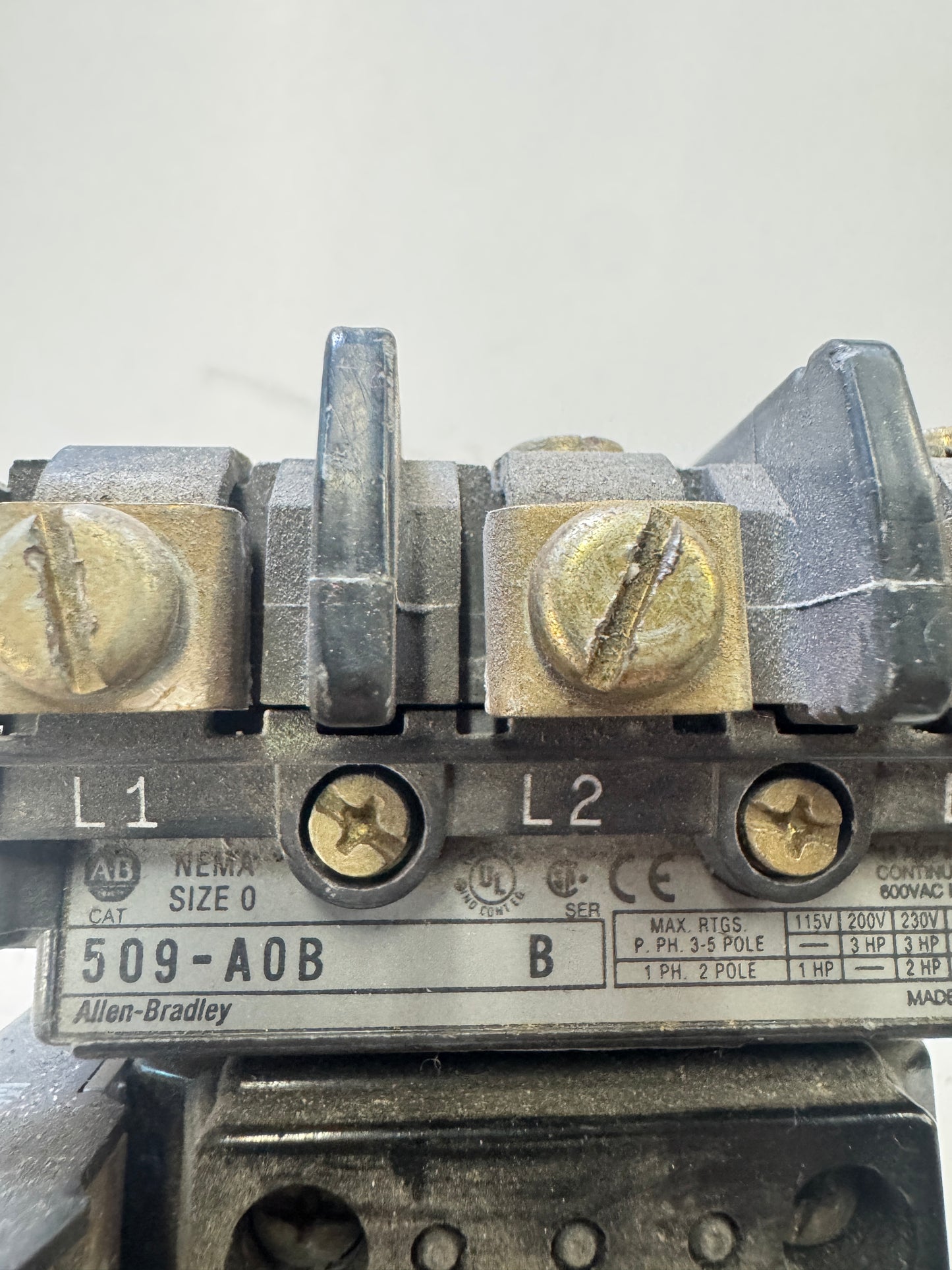 Allen-Bradley Motor Starter 509-AOB