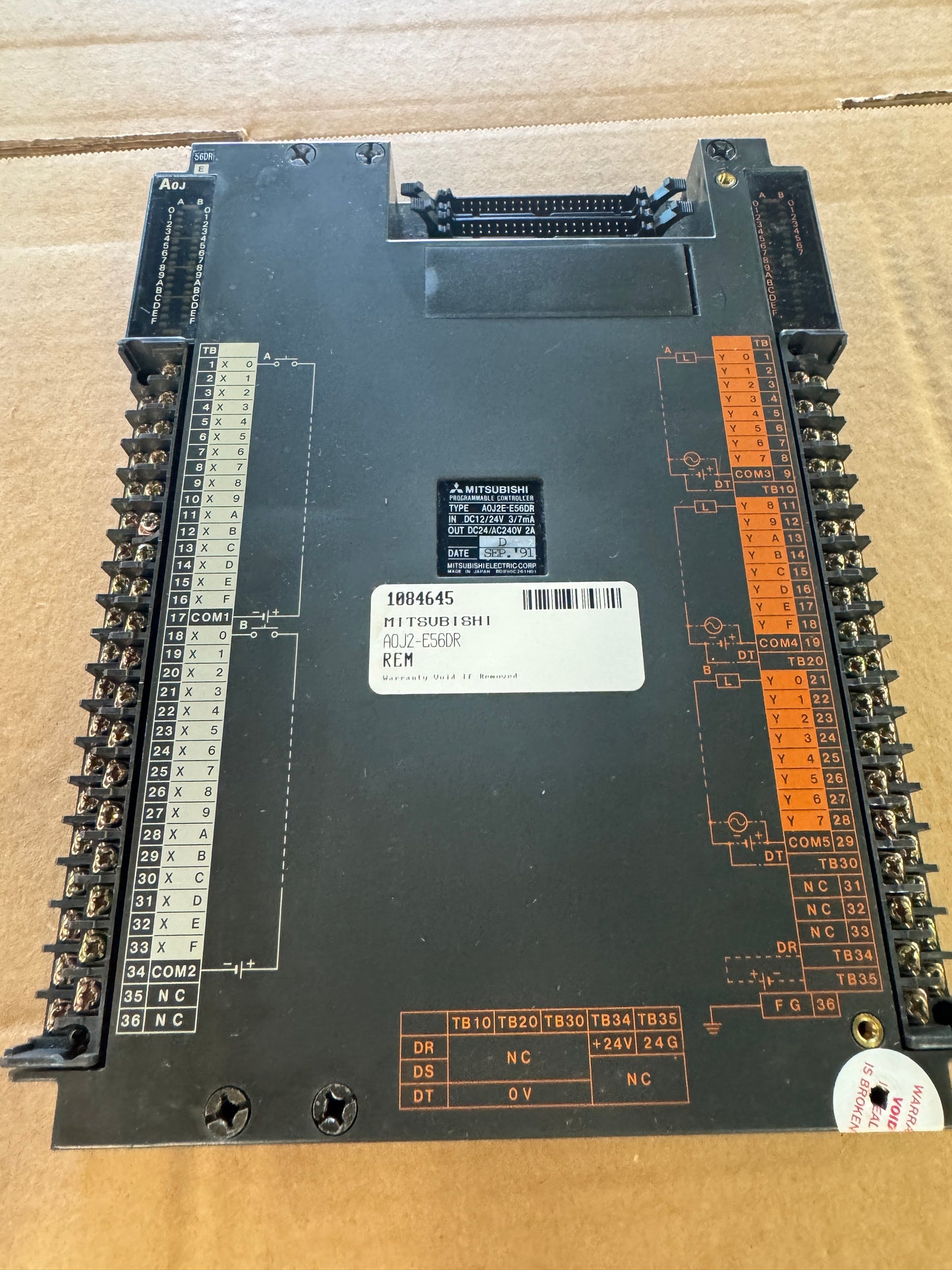 Mitsubishi Electric A0J2-E56DR Programmable Controller Appears Unused