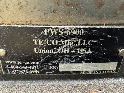 TE-CO Mfg Machine Vise PWS-6900 | 6 In. Jaw Width, 9 In. Jaw Opening m00842