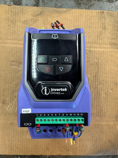 Invertek Drives ODP-2-24075-3KF42-SN Optidrive P2 Variable Frequency Drive 380 480V Untested Surplus