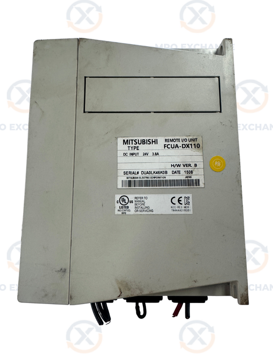 Mitsubishi Electric Remote I/O Unit FCUA-DX110 24 VDC