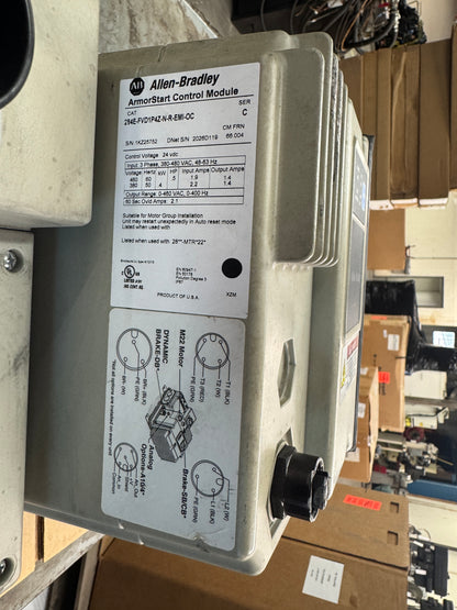 Allen-Bradley 284E-FVD1P4Z-N-R-EMI-OC ArmorStart Distributed Motor Controller 380 to 480V AC