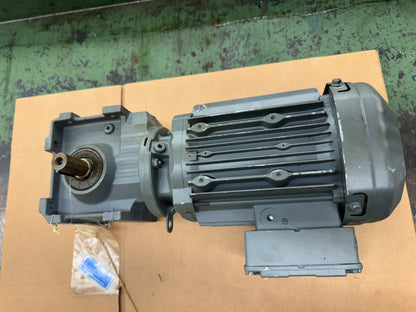 SEW-Eurodrive Helical-Worm Gearmotor S37DRE80M4 - 1 HP 1800 RPM