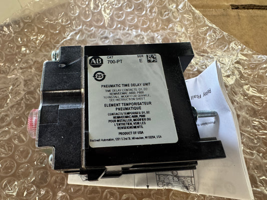 Allen-Bradley Pneumatic Time Delay Attachment 700-PT-E 600V AC